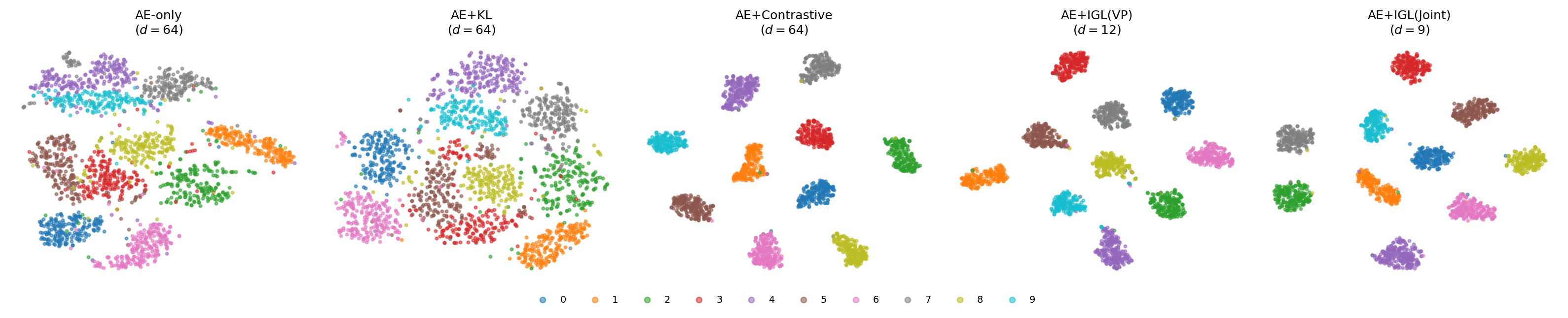 t-SNE visualizations